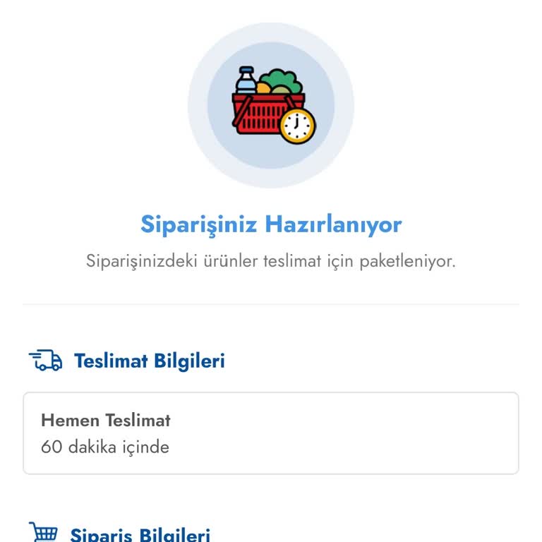 Şok Market Sipariş Gecikmesi Ve Bilgilendirme Yapılmaması