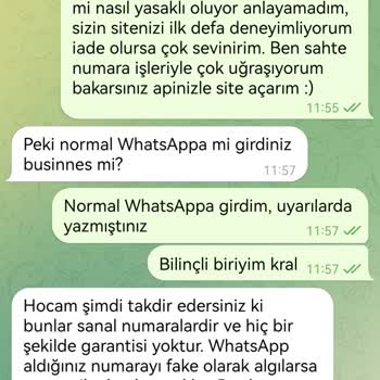 Onaytr.com Sanal Numara Servisi Paramı İade Etmedi