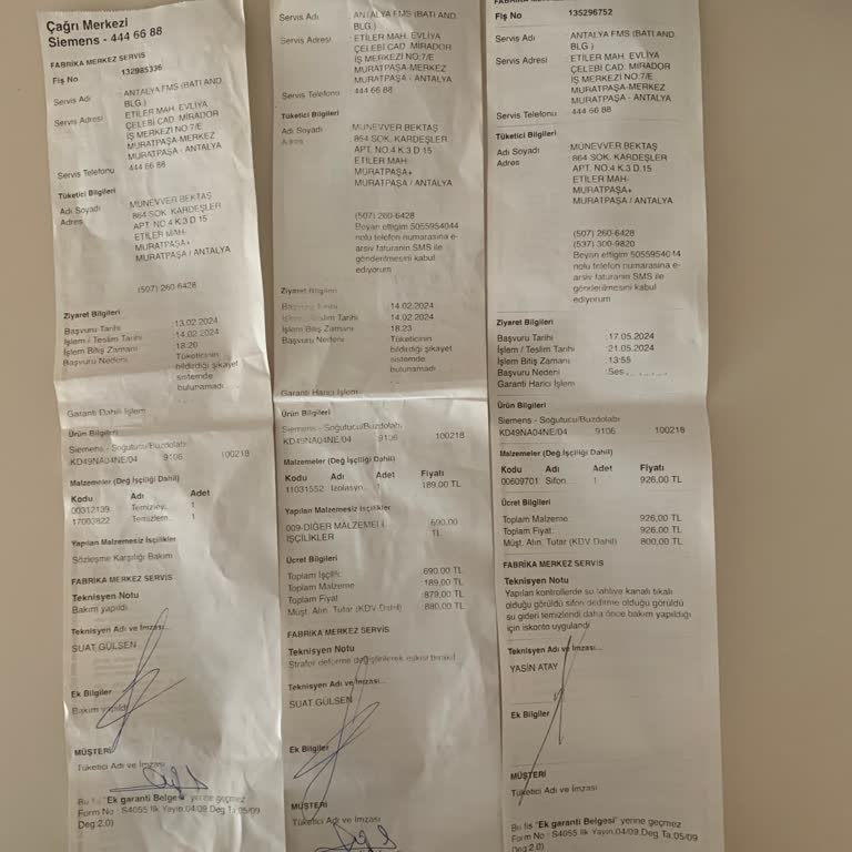 Siemens Buzdolabı Servis Sorununu Çözmüyor