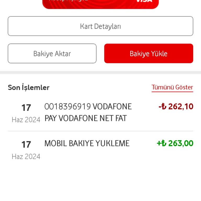 Vodafone Pay Bir Fatura İade Bizden