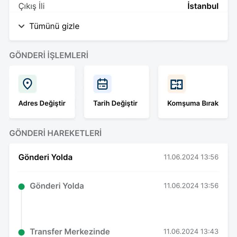 Trendyol Express Trendyol'dan Sipariş Ettiğim Kargo Ortada Yok