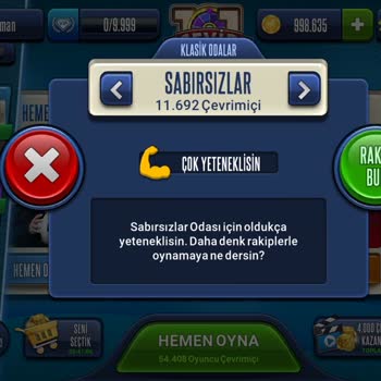 101 Okey Plus İstediğim Odaya Giremiyorum