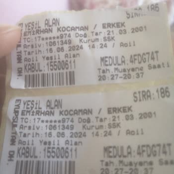 Eyüpsultan Devlet Hastanesi Eyüp Devlet Hastanesinin Hasta Olmama Rağmen Rapor Vermeme Israrı