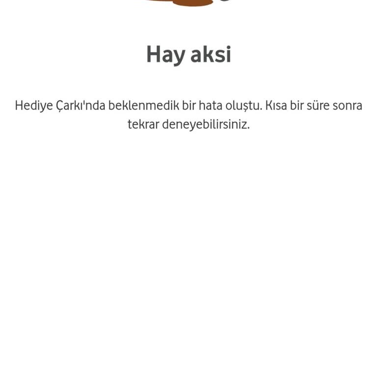 Vodafone Hatayı Çöz Lütfen