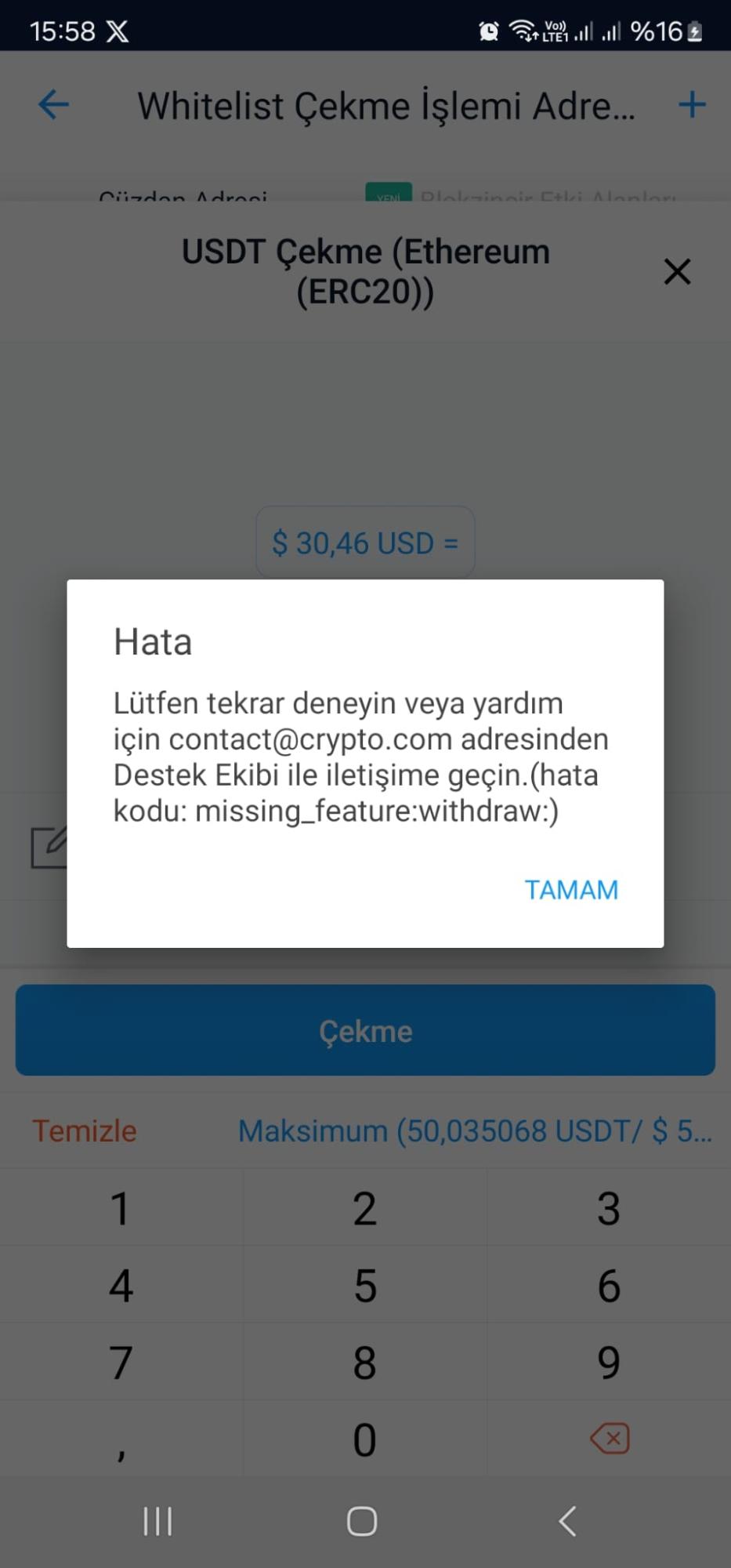 Crypto.com Account Freezing Issue. Unable to Withdraw Funds - Xolvie