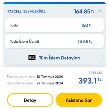 Tosla Faturama Yansıt İle Paramın Hesabıma Yansımaması