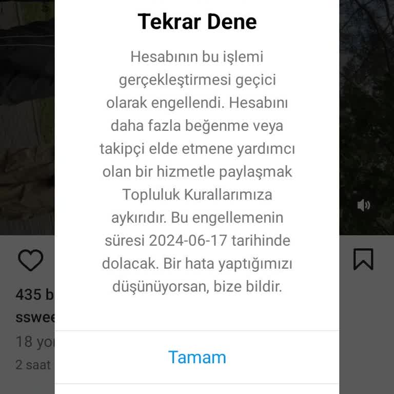 Instagram Bildirim Sıkıntısı