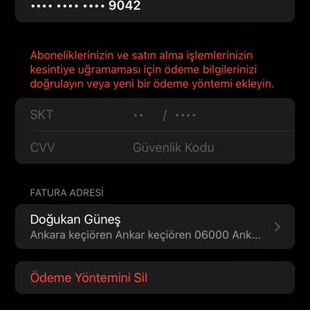 Apple Store'da Mobil Ödeme Sorunu Ve Uygulama İndirme Problemi