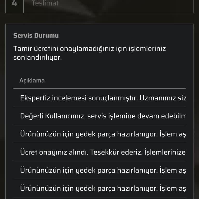 Monster Laptop Tamir Edilmiyor.