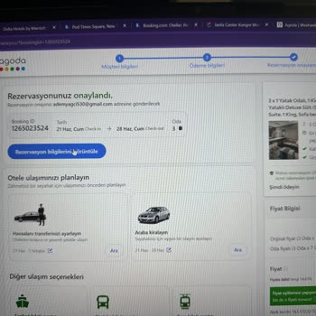 Agoda Sitesinden Otel Rezervasyonu Ücretinin İki Defa Çekilmesi