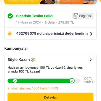 Migros Hemen Ürünümü Aldı İade Görünmüyor