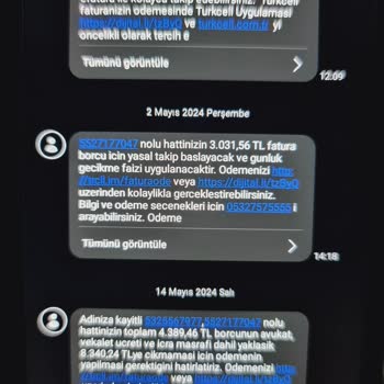 Turkcell Alakam Olmayan Numara Fatura Bilgilerini Yolluyor.