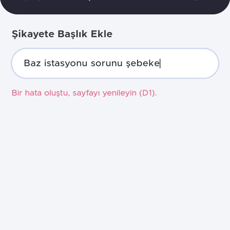 BTK (Bilgi Teknolojileri ve İletişim Kurumu) Baz İstasyonu Sorunu Şebeke Yok Lütfen Acil