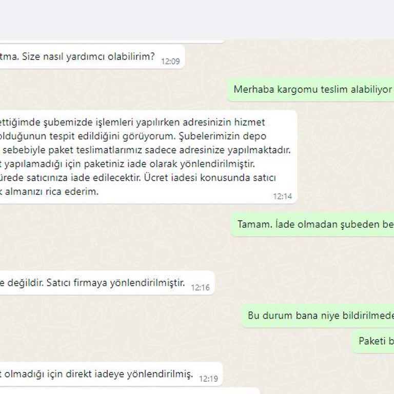 Hepsijet Haber Vermeden Siparişimi İade Etti