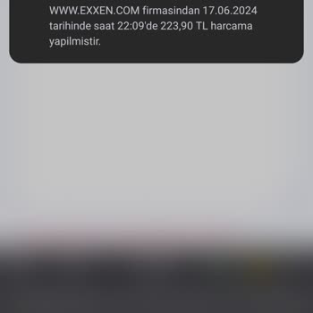 Exxen İptal Ettiğim Halde Para Kesimi