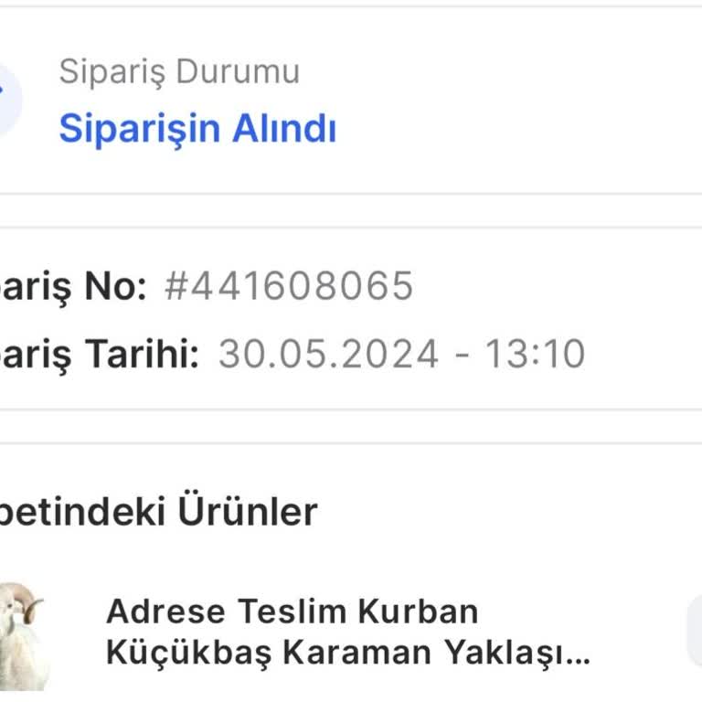 Migros Sanal Market Kurban Teslimi