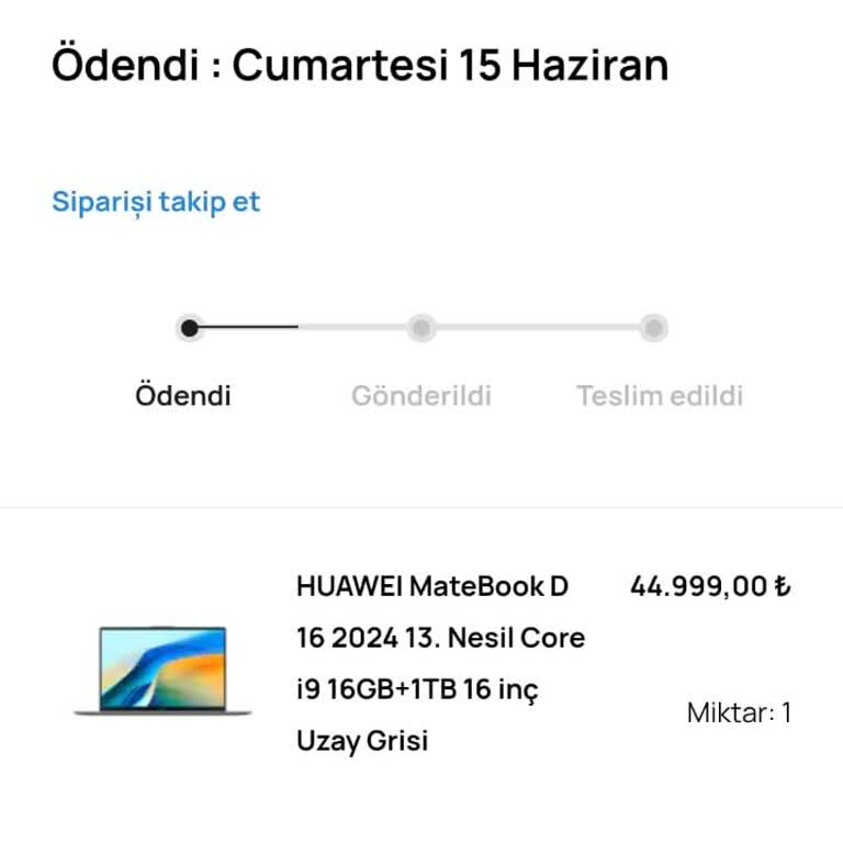 Huawei Sipariş İptalini Bir Türlü Gerçekleştiremedim!