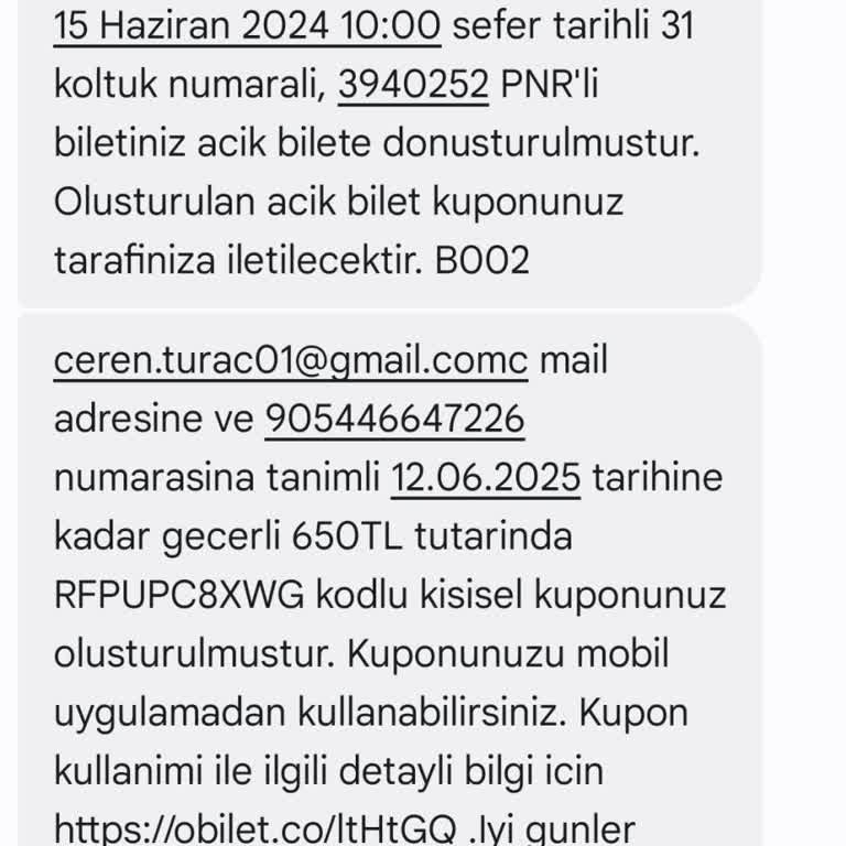 Obilet'te Yaşadığım Bilet Ve Kupon Sorunu