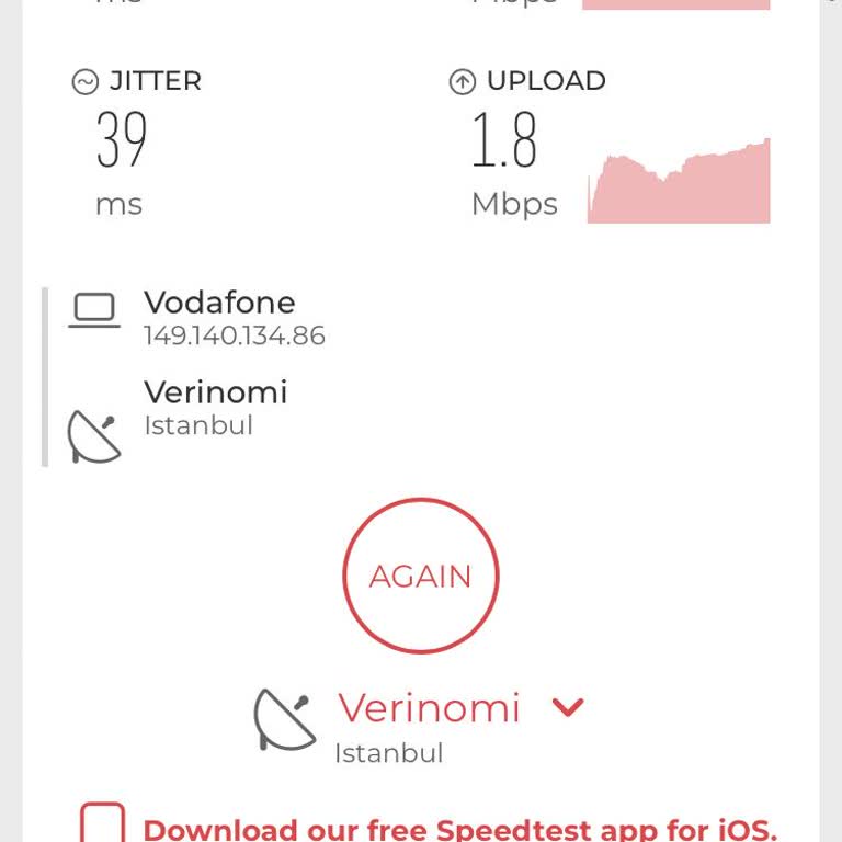 Vodafone Mobil Veri Çok Kötü