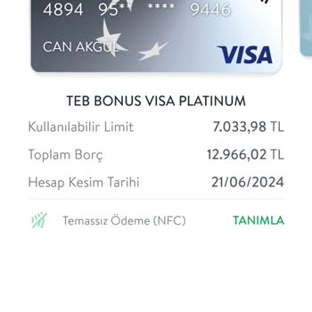 TEB Kredi Kartı Bloke Kaldırılması