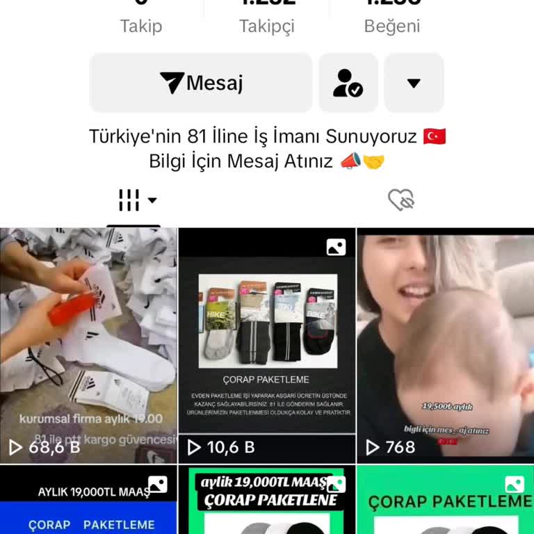Paketleme Acentesi Çorap