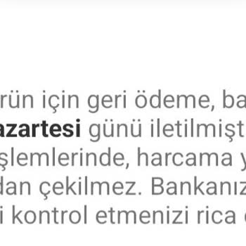 Trendyol Para İadem Yapılmadı