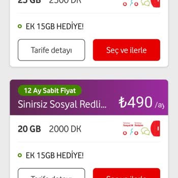Vodafone Tarife Fahiş Artış