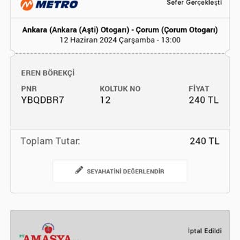Metro Turizm Engelli Vatandaş Olduğum İçin Şikayetçiyim Metro Turizmde