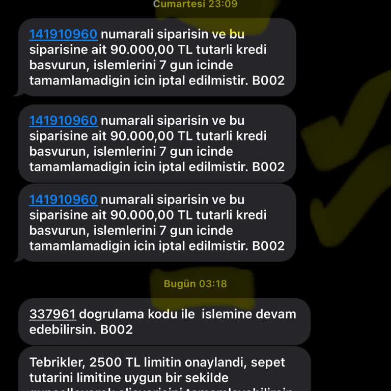 Hepsifinans Hepsiburada Tutarsız Limit Verilmesi