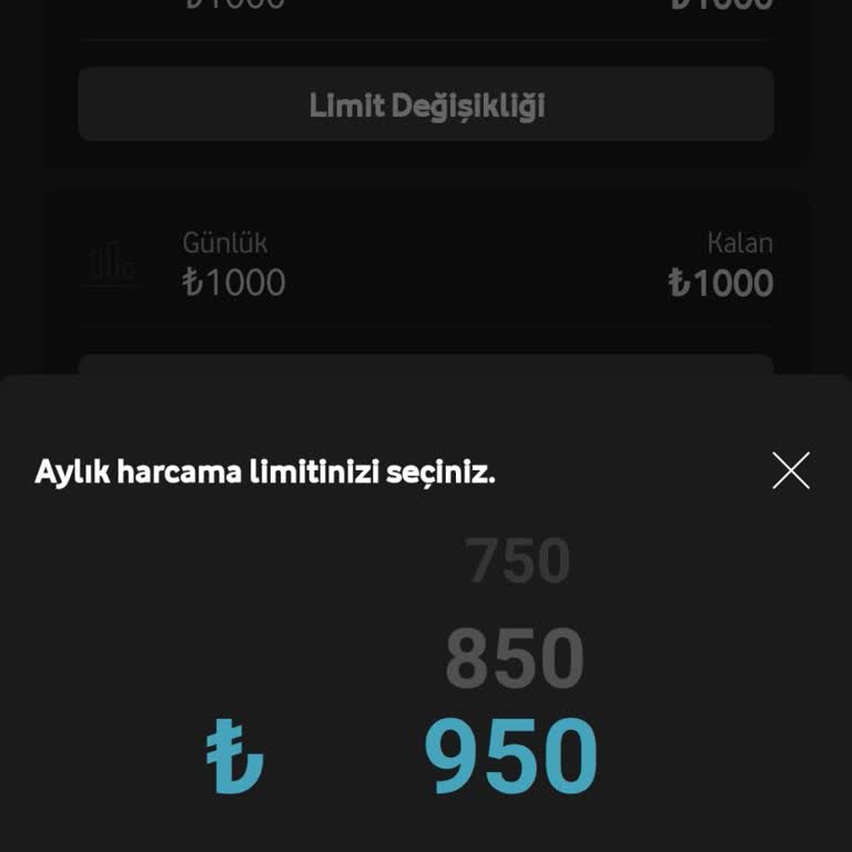 Vodafone Mobile Ödeme Limitimi Ben İstemediğim Halde Düşürmüşler