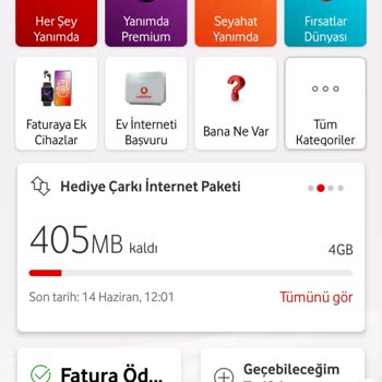 Vodafone Hediye İnternetim Varken Kendi İnternetimi Kullanıyor.