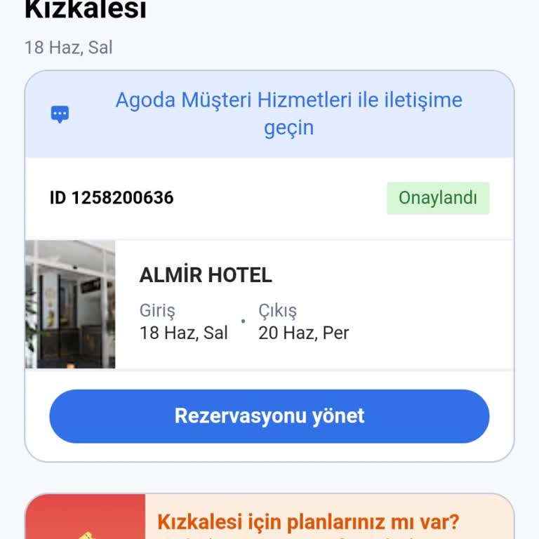 Şikayet Agoda Firma