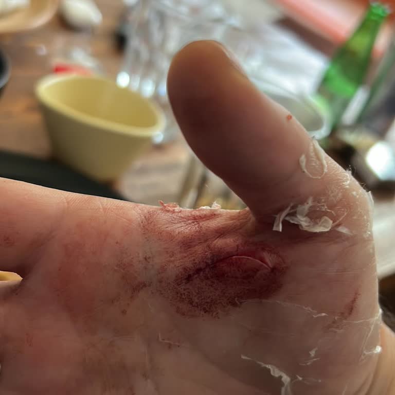 Carrefour SA Cam Şişeden Elim Yarıldı