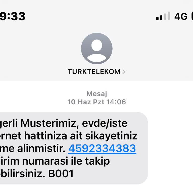 Türk Telekom'un Arıza İle İlgilenmeme Sorunu