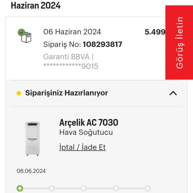Arçelik AC7030 Hava Soğutucu