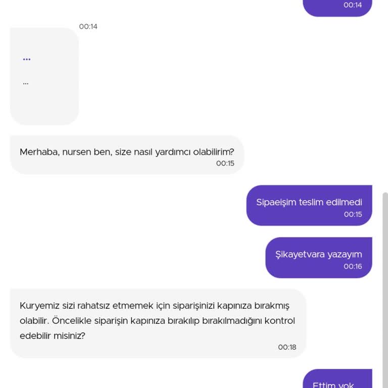 GetirYemek Cevap Vermiyor Müşteri Hizmetleri