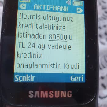 Aktif Bank Sahte Kredi Başvuru Onayı