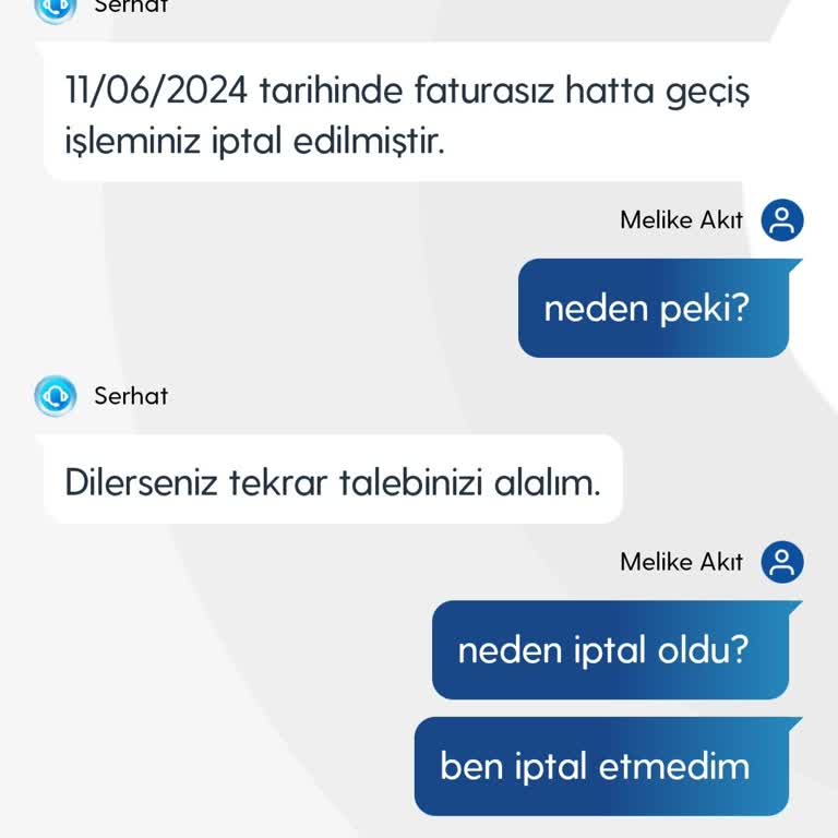 Turkcell Faturasız Hatta Geçemedim!