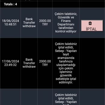 Turkbet Türkbet Çekim Talebimi Vermiyor