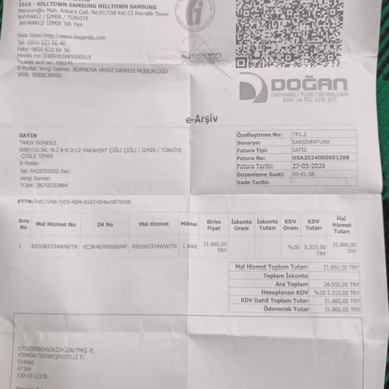 Doğan Dayanıklı Tüketim Malları Sanayi. Sesleniyorum Bu İşi Çözün Mağdur