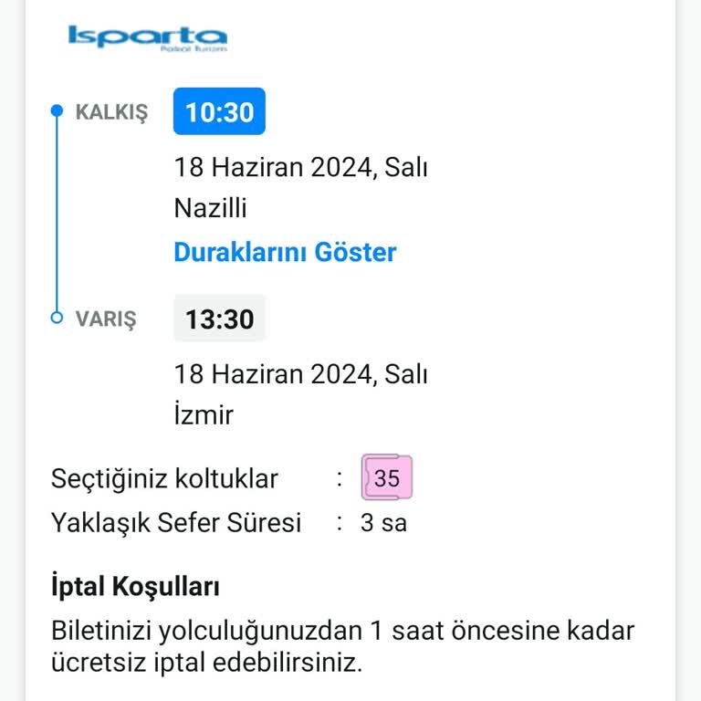 Isparta Petrol Turizm Otobüs Firması Şikayet