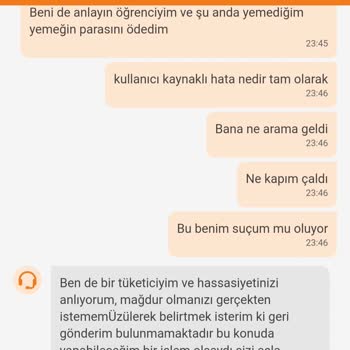 Trendyol GO'nun Getirmeyip Ücret İadesi De Yapmadığı Yemek Siparişi