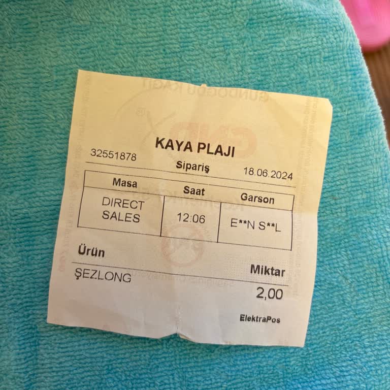 Antalya Muratpaşa Belediyesi Plajda Şezlong Ücreti Problemi