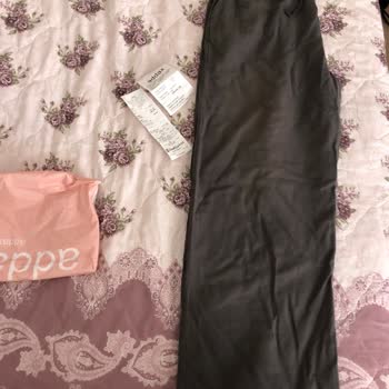 Addax Gri Keten Pantolon