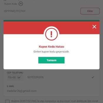 Obilet Yanıltıcı Kampanya ( İndirim Kodu Geçersiz)