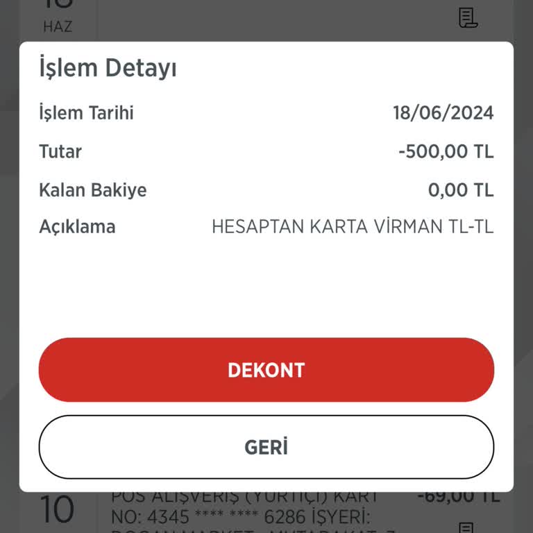 Ziraat Bankası Karta Habersiz Virman