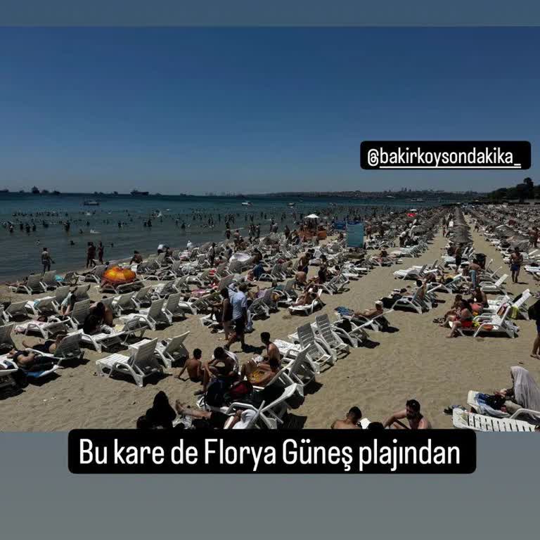 İbb - İstanbul Büyükşehir Belediyesi Florya Güneş Aile Plajında Aile Yok
