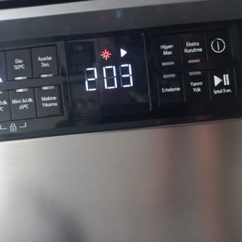 Arçelik Bulaşık Makinesi Ön Panel Yazısı Siliniyor!