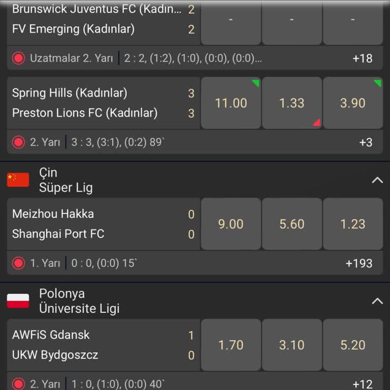 Bahiscasino Şüpheli Lig Ve Maç Bilgileri
