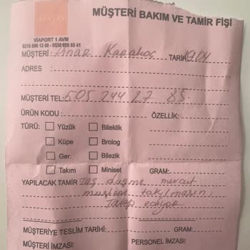 Atasay Pırlanta 5 Taş Yüzükte Taş Düşmesi Sorunu